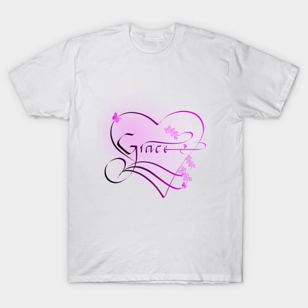 Grace - female name T-Shirt by AhMath